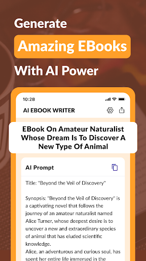 AI Ebook Writer - Write a Book ekran görüntüsü