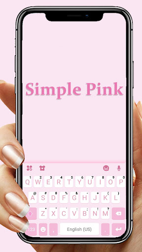 Simple Pink Tema ekran görüntüsü