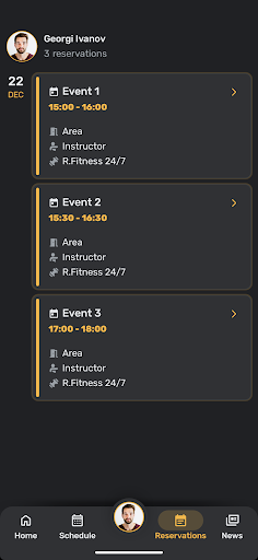 R.Fitness 24/7 ekran görüntüsü