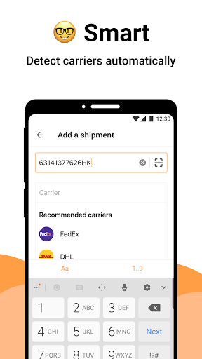 AfterShip Package Tracker ekran görüntüsü