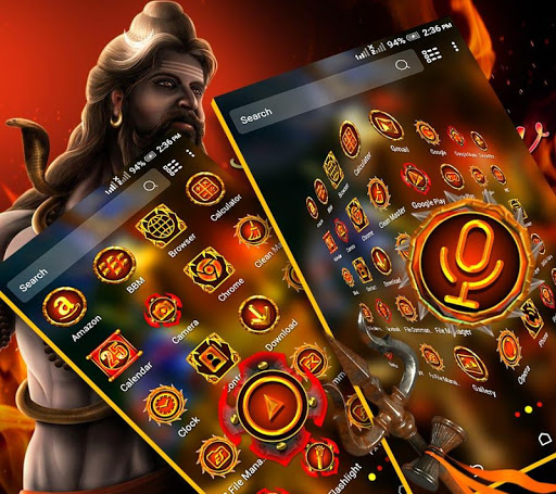 Lord Shiva Launcher Theme ekran görüntüsü