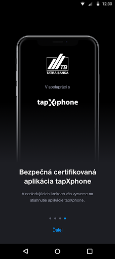 Tatra banka POS ekran görüntüsü