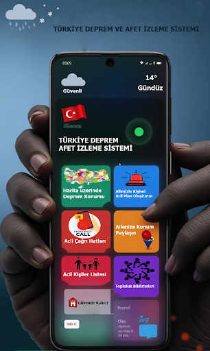 Deprem Ve Afet Uyarı Sistemi ekran görüntüsü