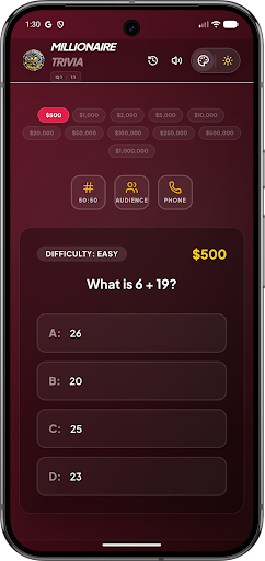Millionaire Trivia Pro Offline ekran görüntüsü