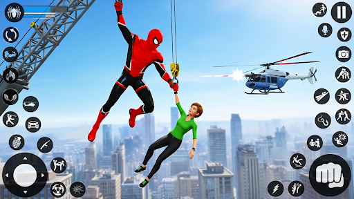 Spider Rope Hero: Town Rescue ekran görüntüsü