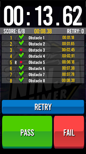 Ninja Course Timer ekran görüntüsü