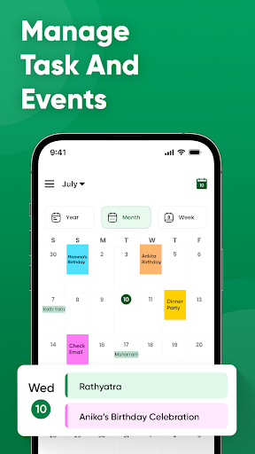 Calendar 2026 ekran görüntüsü