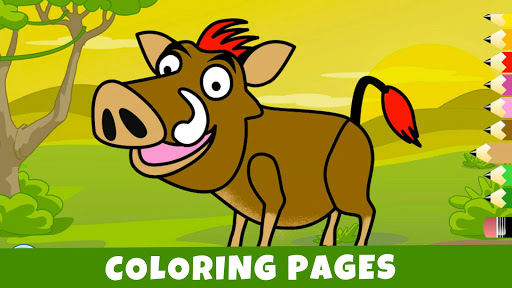 Savanna - Puzzles and Coloring ekran görüntüsü