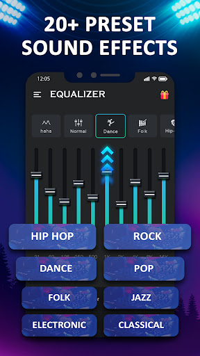 Bas&Ses Yükseltme -Equalizer ekran görüntüsü