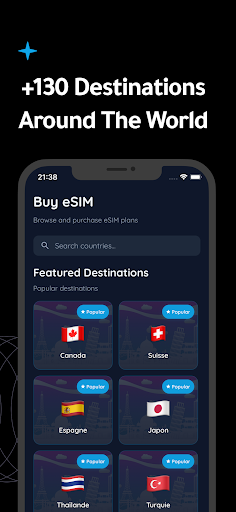 Simlio - eSIM Veri Seyahati ekran görüntüsü