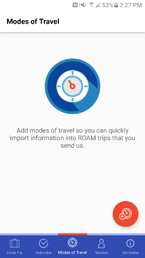 CBP ROAM ekran görüntüsü