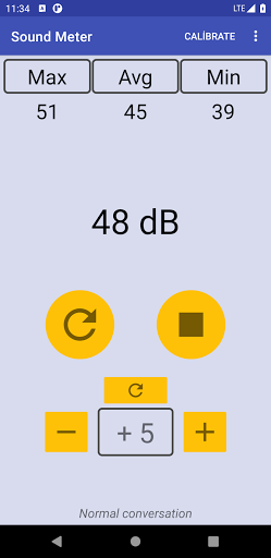 Sound Meter ekran görüntüsü