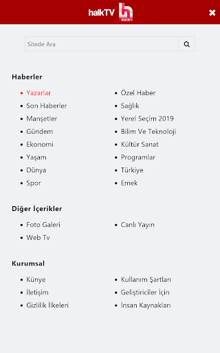 Halk TV ekran görüntüsü