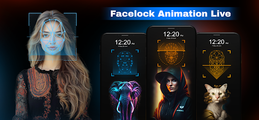 Face Lock Live Animation 4k ekran görüntüsü