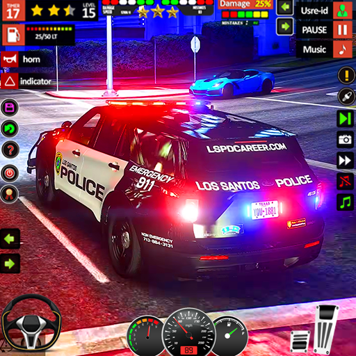 Şehir Polis Polis Araba Takip