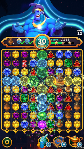 Jewel Nights Genie Puzzle Game ekran görüntüsü