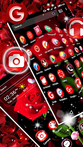Rose Launcher Theme ekran görüntüsü