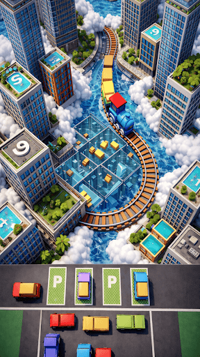Train Sort Jam Puzzle ekran görüntüsü