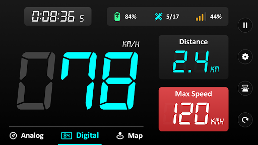Hız göstergesi - Odometer ekran görüntüsü