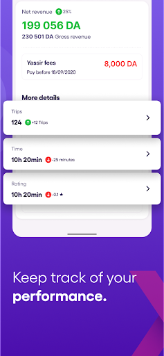 Yassir driver: Partner app ekran görüntüsü