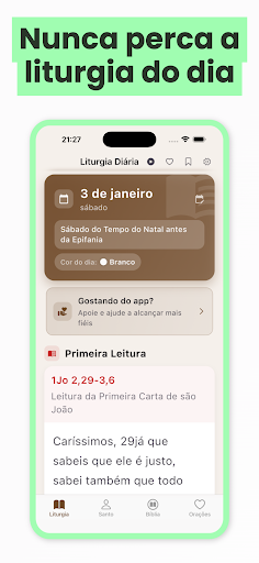 Liturgia do Dia Missa Católica ekran görüntüsü