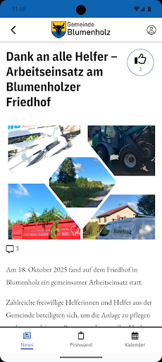 Gemeinde Blumenholz ekran görüntüsü