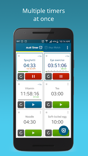 Multi Timer StopWatch ekran görüntüsü