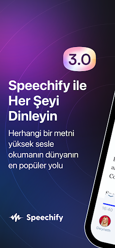 Speechify Metinden Konuşmaya ekran görüntüsü