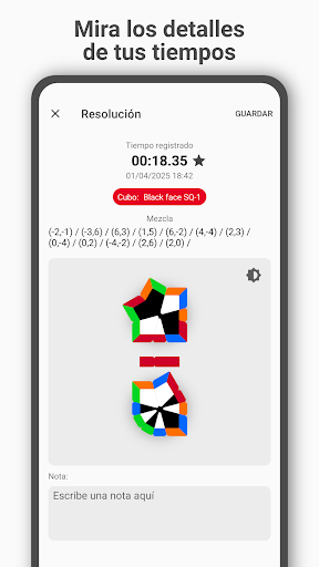 Cube Timer ekran görüntüsü