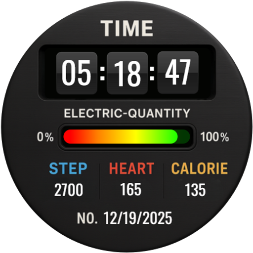 FitStep Digital WatchFace