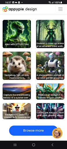 AI Image Generator ekran görüntüsü