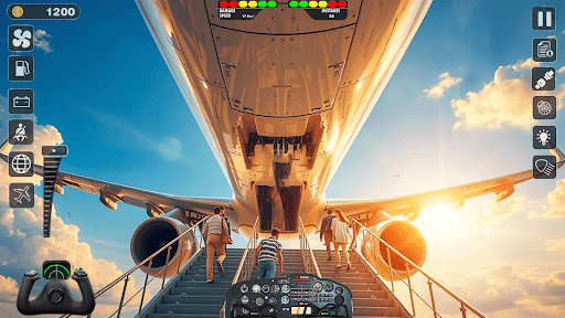 Uçuş Simülasyon Pilot Oyun ekran görüntüsü