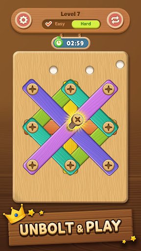 Royal Bolt : Screw Puzzle ekran görüntüsü