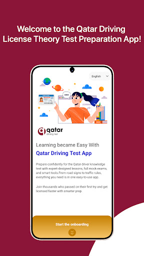 Qatar Driving License Test ekran görüntüsü