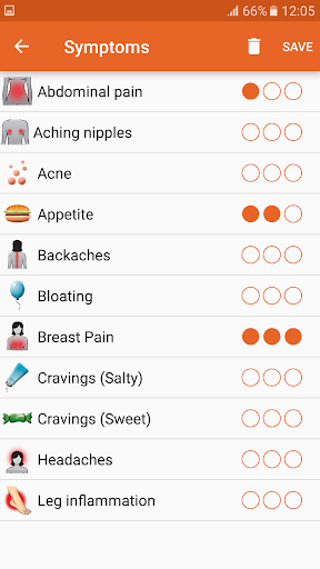 WomanLog Pregnancy Calendar ekran görüntüsü