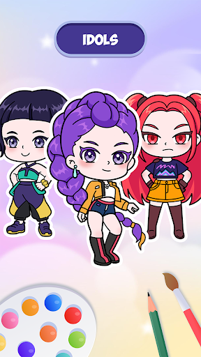 Idol Draw: Coloring Master ekran görüntüsü