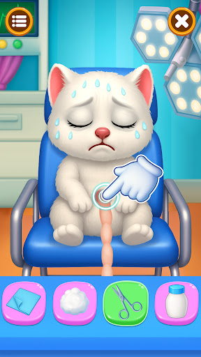 Cat Doctor Pet Vet Care Games ekran görüntüsü
