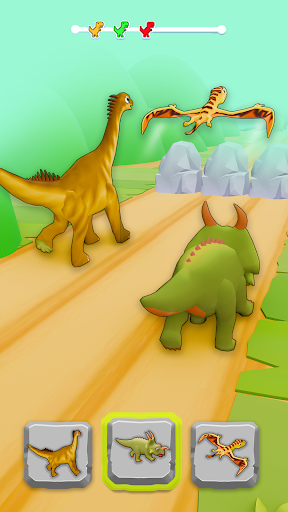 Dinozor Dönüşüm Yarışı ekran görüntüsü