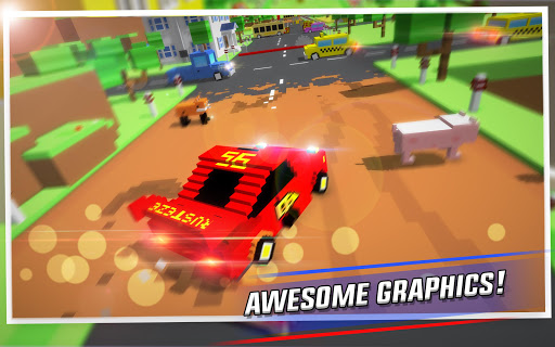 Crossy Brakes: Blocky Road Fun ekran görüntüsü