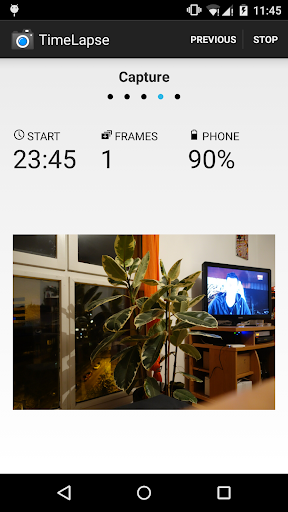 Timelapse - Sony Camera ekran görüntüsü