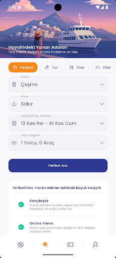 Feribotlines - Yunan Adaları ekran görüntüsü