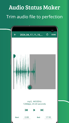 Audio Status Maker ekran görüntüsü