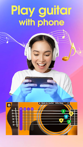 Gitar simülatörü uygulaması ekran görüntüsü