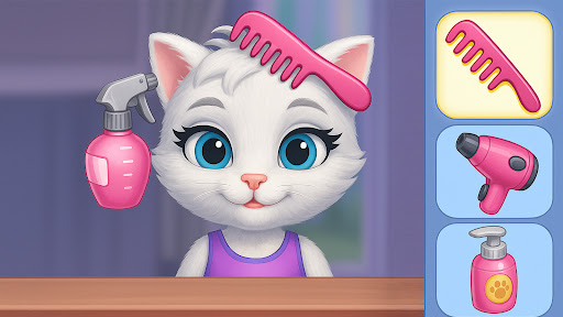 Yavru Kedi Güzellik Oyunu ekran görüntüsü