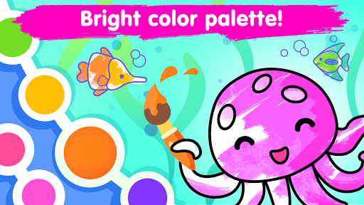 Coloring games for kids age 2 ekran görüntüsü
