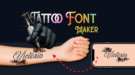 Stylish Fonts Tattoo on Body ekran görüntüsü