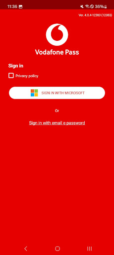 Vodafone Pass ekran görüntüsü