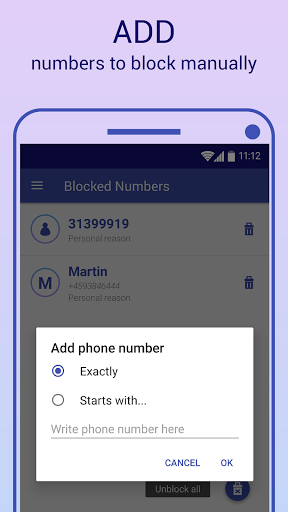 Call Block: Filter and Blocker ekran görüntüsü