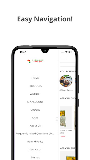 ER African Market ekran görüntüsü
