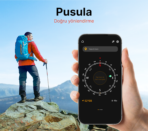 Kabe Pusula, Kible Pusulasi ekran görüntüsü